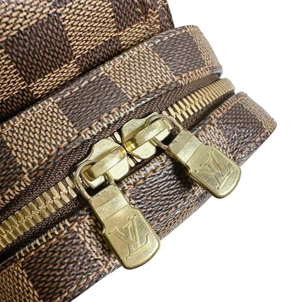 LOUIS VUITTON Authentic Brown Damier Canvas Fanny Pack